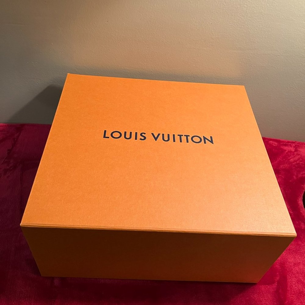 Louis Vuitton Empty Box and Dust Bags with Gift Tag- 15" x 14" x 7"
